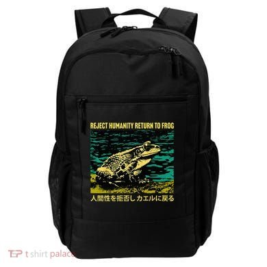 Yeah Here We Go Reject Humanity Return To Frog Japanese Backpack