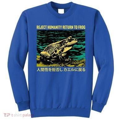 Yeah Here We Go Reject Humanity Return To Frog Japanese Sweatshirt