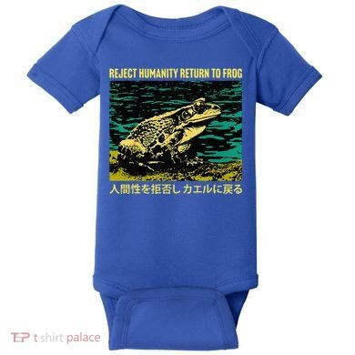 Yeah Here We Go Reject Humanity Return To Frog Japanese Baby Bodysuit
