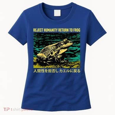 Yeah Here We Go Reject Humanity Return To Frog Japanese Women's T-Shirt