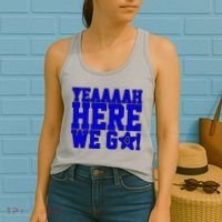 Yeah Here We Go Dallas Football Sport Women's Tank Top thumb 2