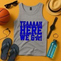 Yeah Here We Go Dallas Football Sport Tank Top thumb 4