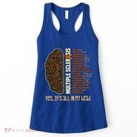 Yes It's All In My Head Multiple Sclerosis Ribbon Brain Gift Women's Tank Top thumb 0
