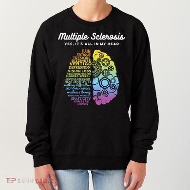 Yes It's All In My Head Multiple Sclerosis Gift Women's Sweatshirt