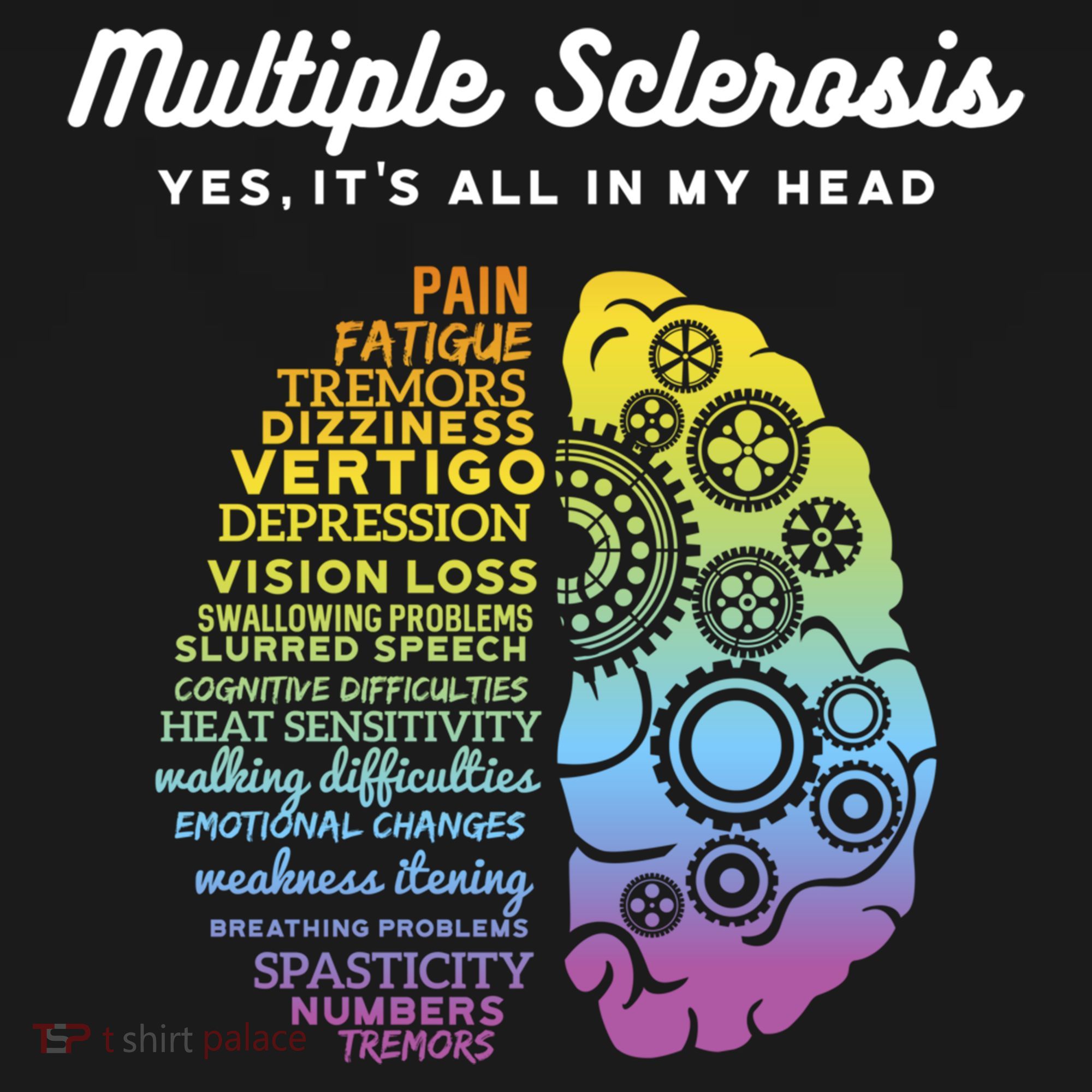 Yes It's All In My Head Multiple Sclerosis Gift Backpack