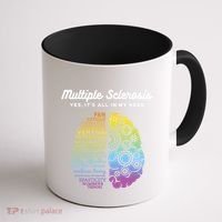 Yes It's All In My Head Multiple Sclerosis Gift Coffee Mug thumb 1