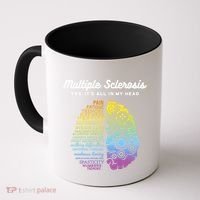 Yes It's All In My Head Multiple Sclerosis Gift Coffee Mug thumb 0