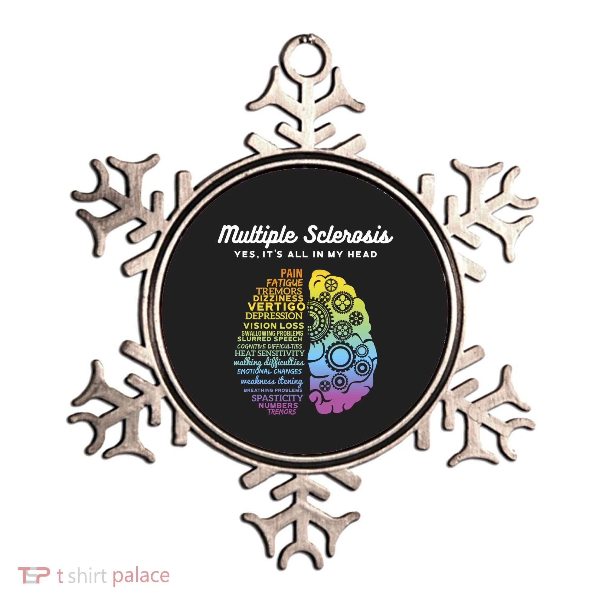 Yes It's All In My Head Multiple Sclerosis Gift Ornament