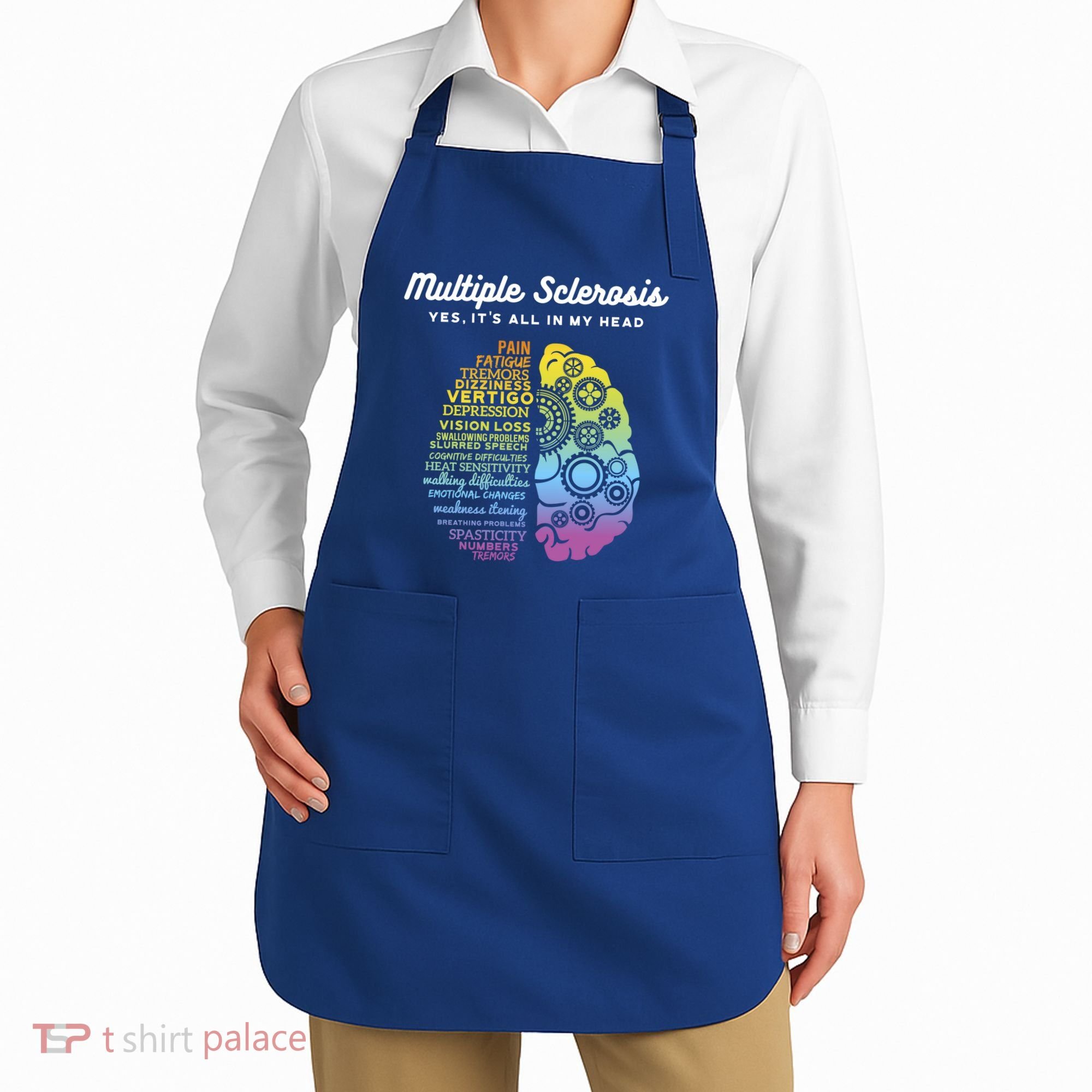 Yes It's All In My Head Multiple Sclerosis Gift Apron