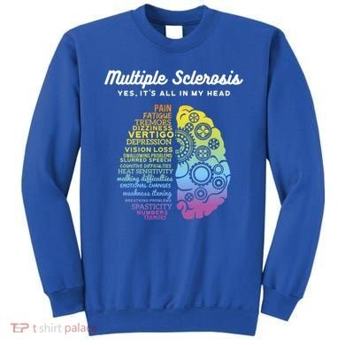 Yes It's All In My Head Multiple Sclerosis Gift Sweatshirt