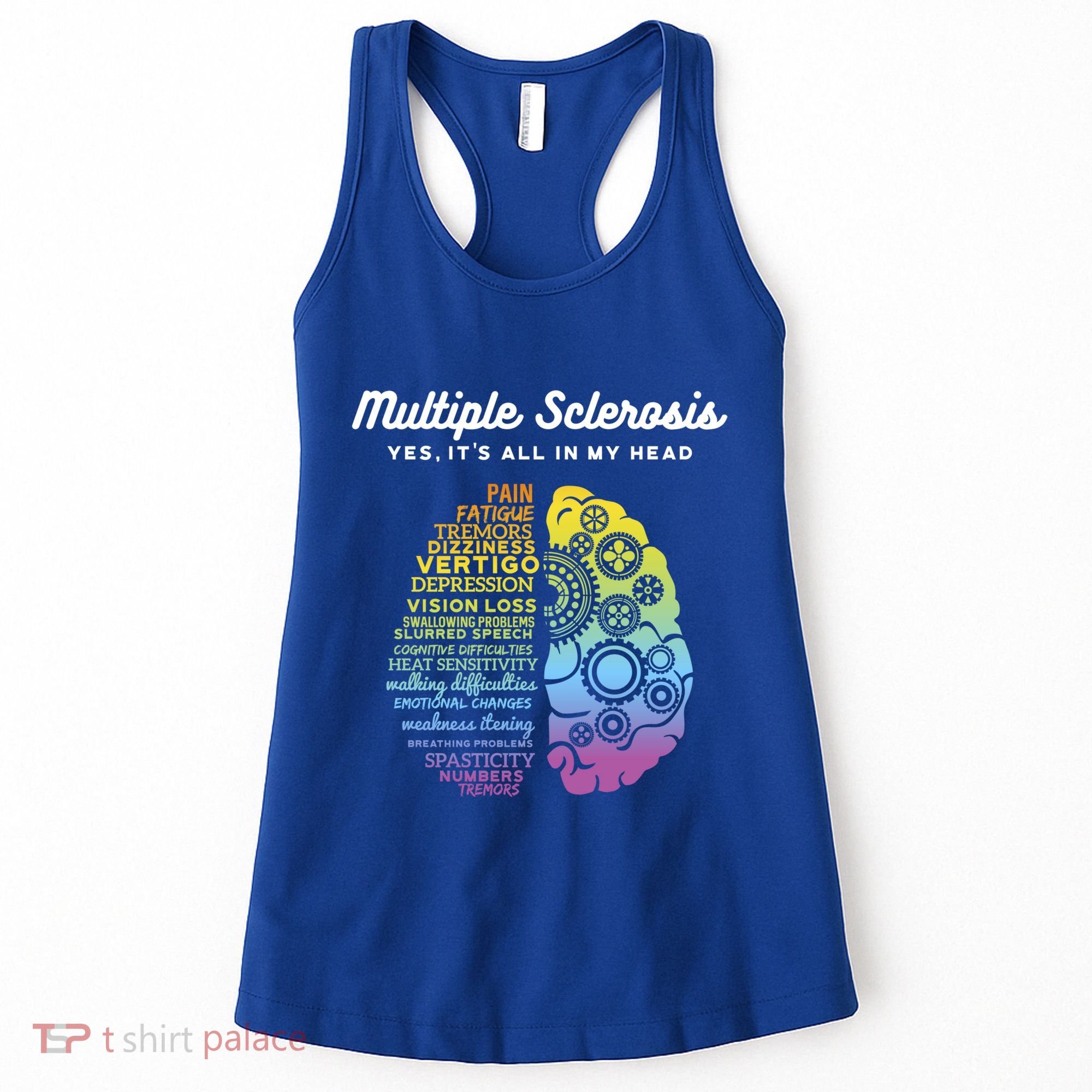 Yes It's All In My Head Multiple Sclerosis Gift Women's Tank Top