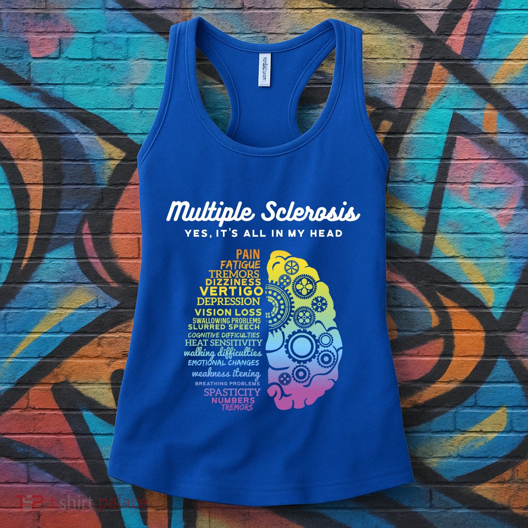 Yes It's All In My Head Multiple Sclerosis Gift Women's Tank Top