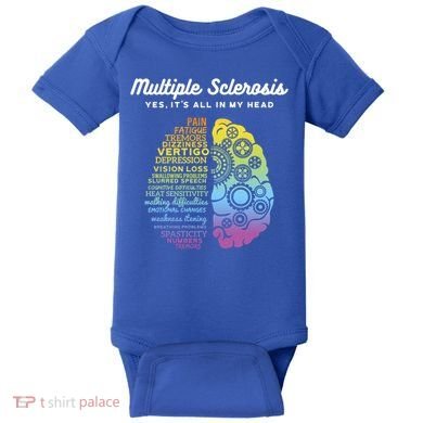 Yes It's All In My Head Multiple Sclerosis Gift Baby Bodysuit