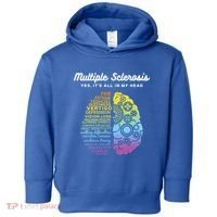 Yes It's All In My Head Multiple Sclerosis Gift Toddler Hoodie thumb 0