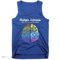 Yes It's All In My Head Multiple Sclerosis Gift Tank Top thumb 0