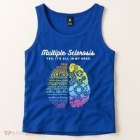 Yes It's All In My Head Multiple Sclerosis Gift Tank Top thumb 2