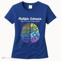Yes It's All In My Head Multiple Sclerosis Gift Women's T-Shirt thumb 0