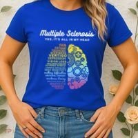 Yes It's All In My Head Multiple Sclerosis Gift Women's T-Shirt thumb 2