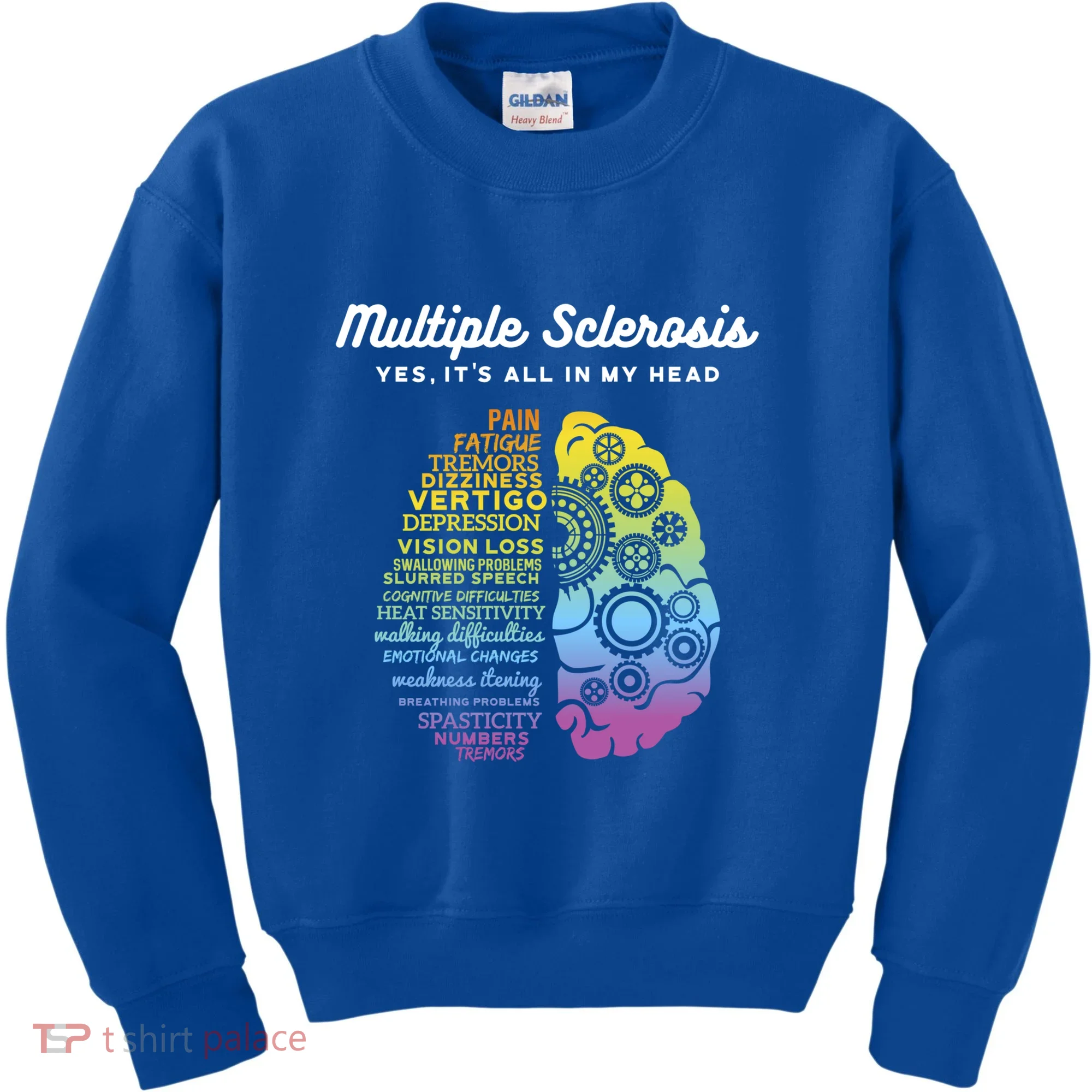 Yes It's All In My Head Multiple Sclerosis Gift Kids Sweatshirt