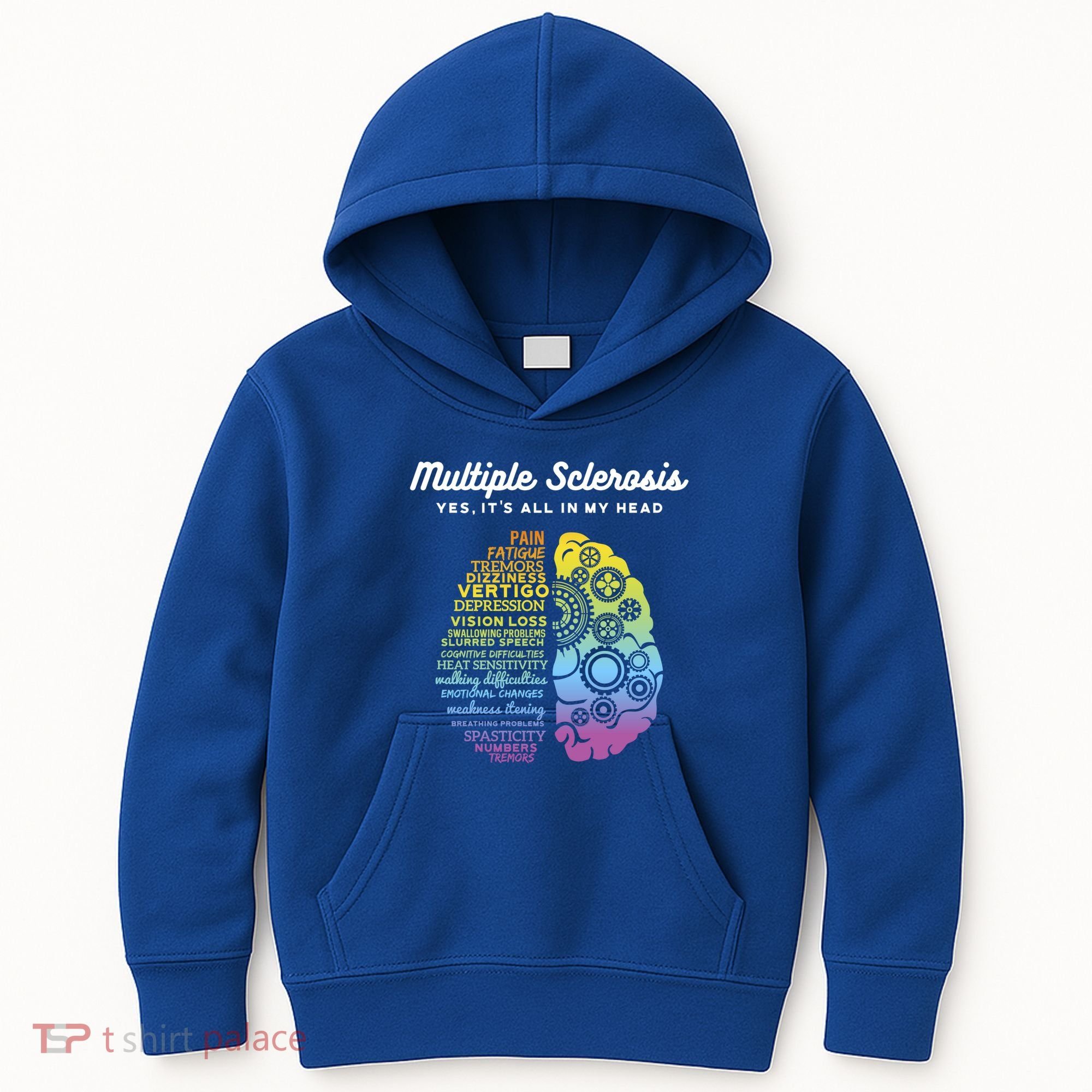 Yes It's All In My Head Multiple Sclerosis Gift Kids Hoodie