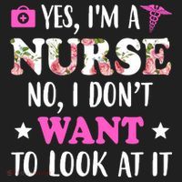 Yes I'm A Nurse Funny Floral Women's Sweatshirt thumb 2