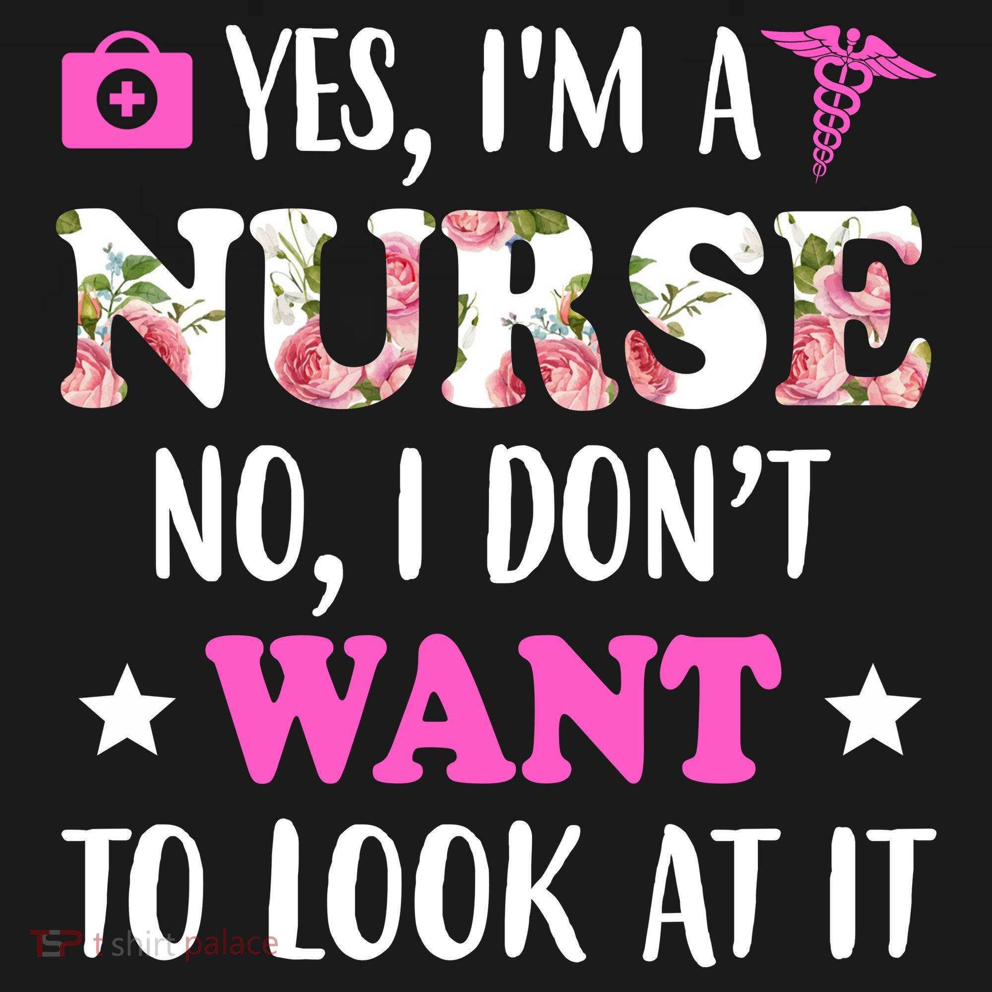 Yes I'm A Nurse Funny Floral Women's Tank Top