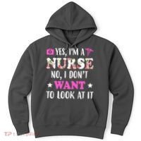 Yes I'm A Nurse Funny Floral Hoodie thumb 0