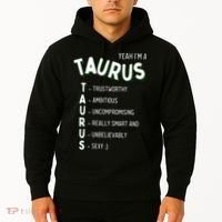 Yeah I'm a Taurus Zodiac Hoodie thumb 2