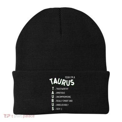 Yeah I'm a Taurus Zodiac Beanie
