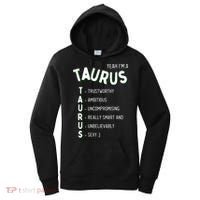 Yeah I'm a Taurus Zodiac Women's Hoodie thumb 0