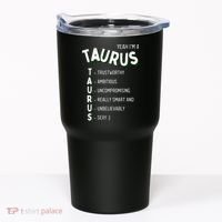 Yeah I'm a Taurus Zodiac Tumbler thumb 0