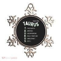 Yeah I'm a Taurus Zodiac Ornament thumb 0