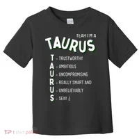 Yeah I'm a Taurus Zodiac Toddler T-Shirt thumb 0