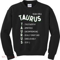 Yeah I'm a Taurus Zodiac Kids Sweatshirt thumb 0