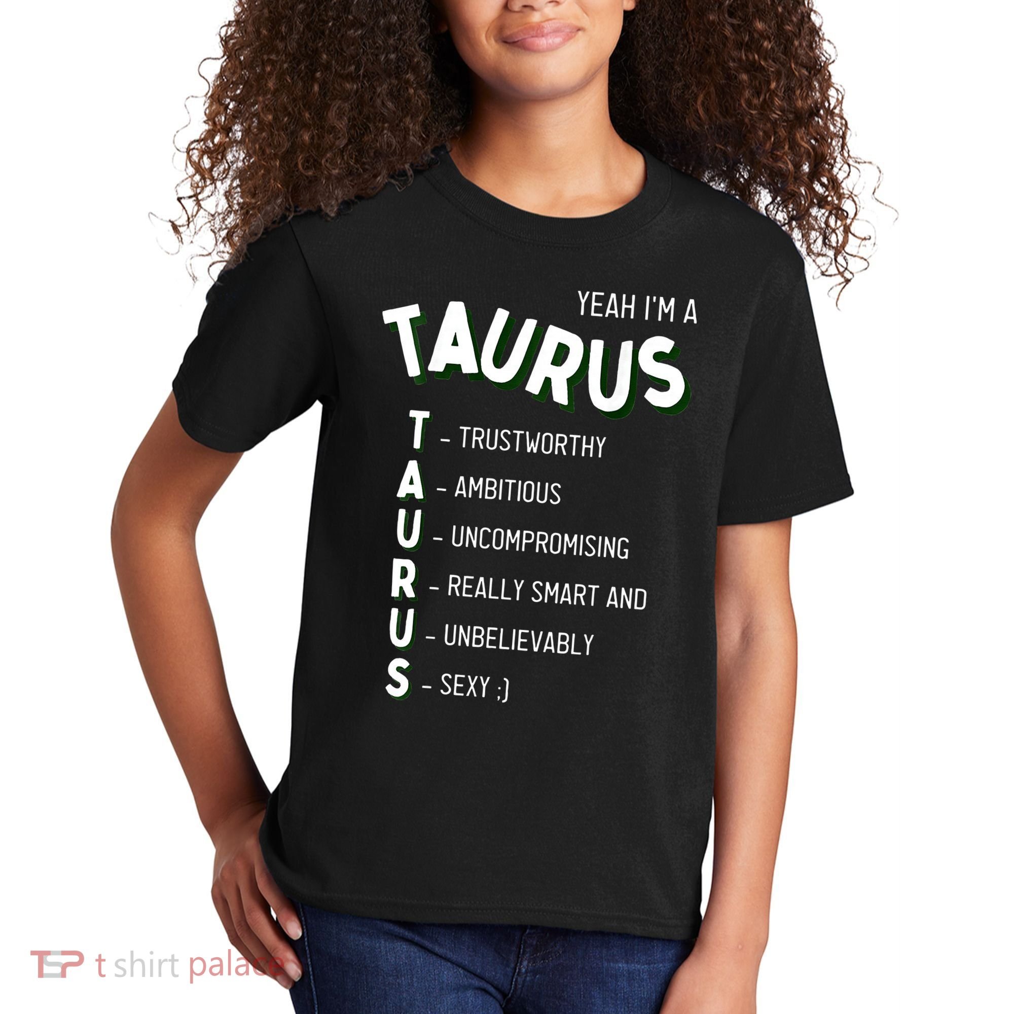 Yeah I'm a Taurus Zodiac Kids T-Shirt