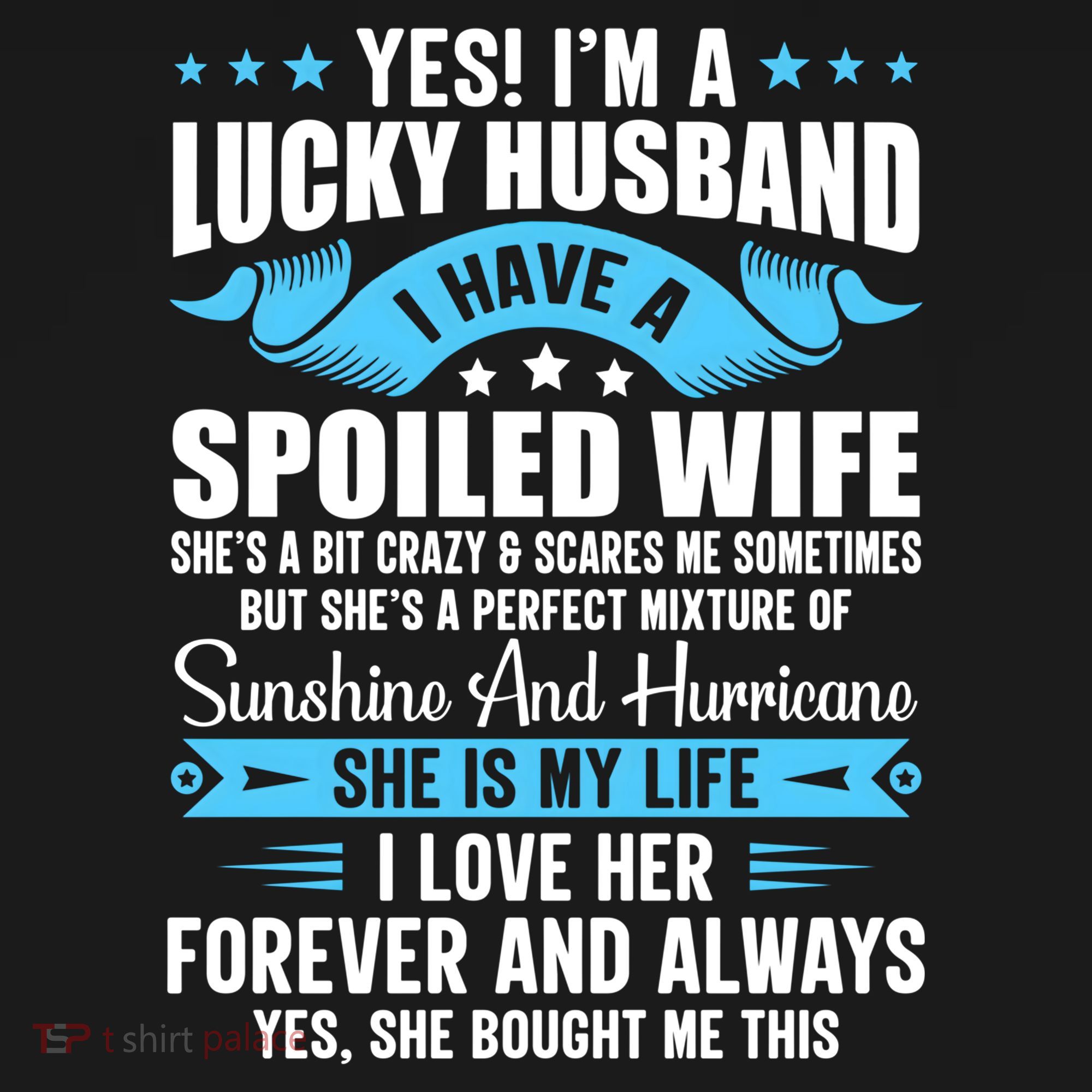 Yes I'm A Lucky Husband Funny Husband Wife Love Husband Gift Women's Hoodie