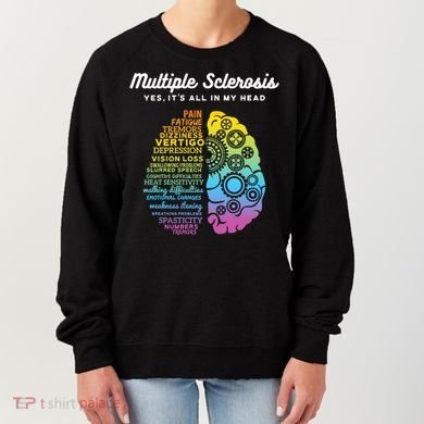 Yes It's All In My Head Multiple Sclerosis Cute Gift Ms Cute Gift Cool Gift Women's Sweatshirt