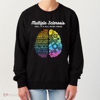 Yes It's All In My Head Multiple Sclerosis Cute Gift Ms Cute Gift Cool Gift Women's Sweatshirt thumb 0