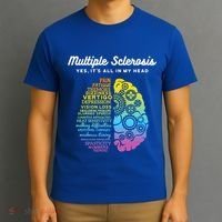Yes It's All In My Head Multiple Sclerosis Cute Gift Ms Cute Gift Cool Gift T-Shirt thumb 3