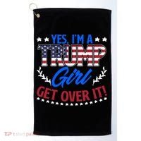 Yes IM A Trump Election Support Trump President Gift Golf Towel thumb 0