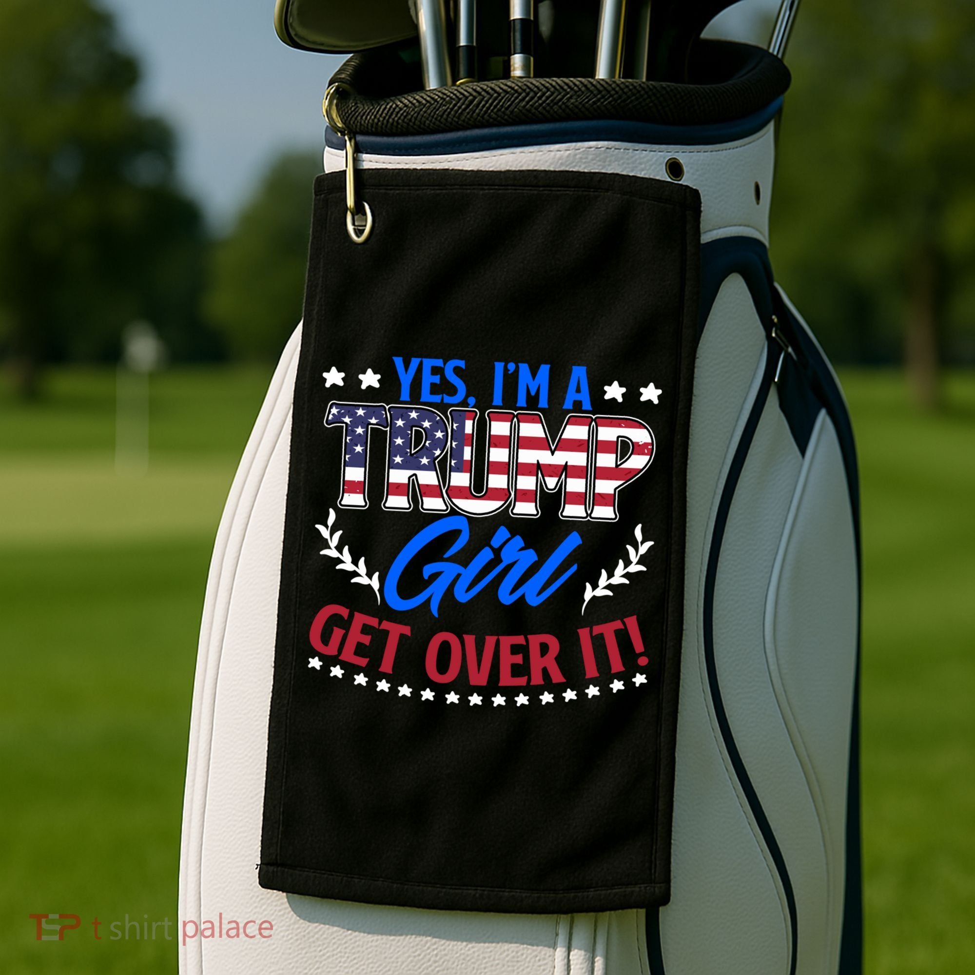 Yes IM A Trump Election Support Trump President Gift Golf Towel