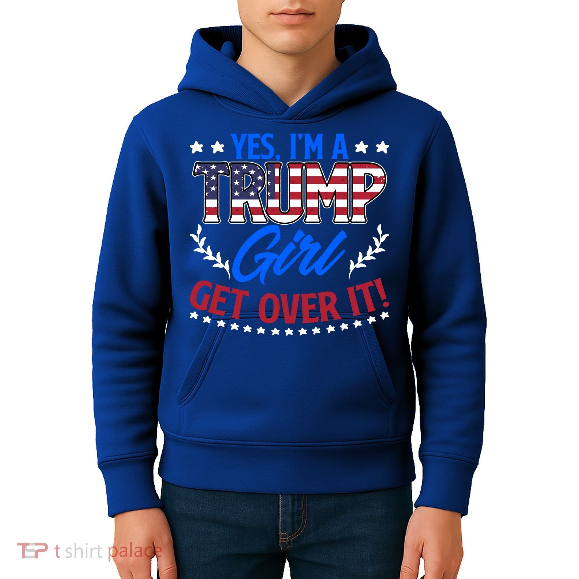 Yes IM A Trump Election Support Trump President Gift Kids Hoodie