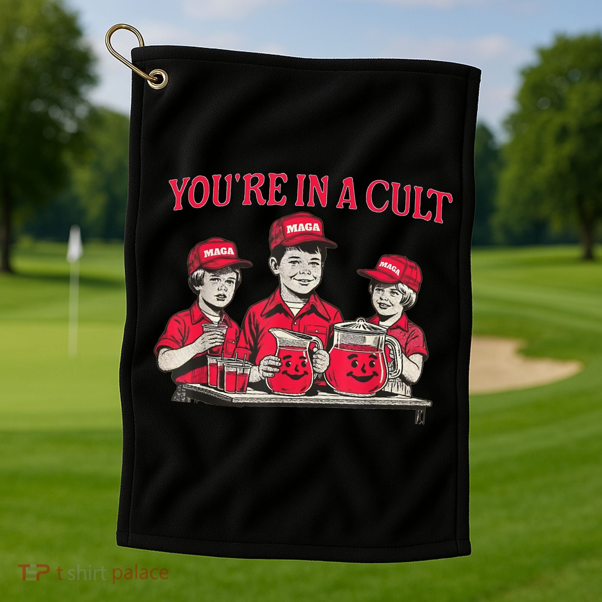 You're In A Cult  Golf Towel