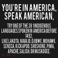 Youre In America Speak American Ornament thumb 1