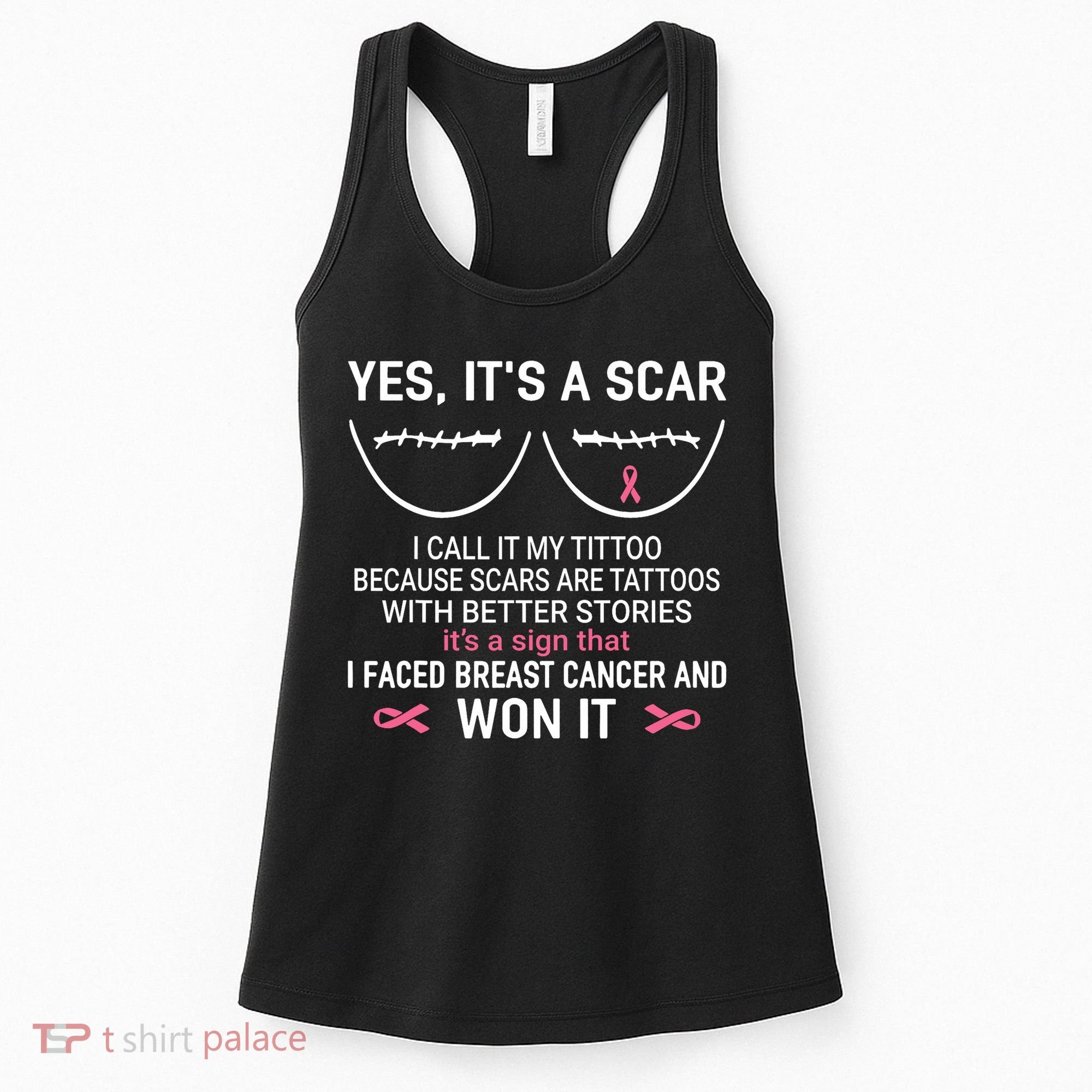 Yes ItS A Scar I Call It My Tittoo Women's Tank Top