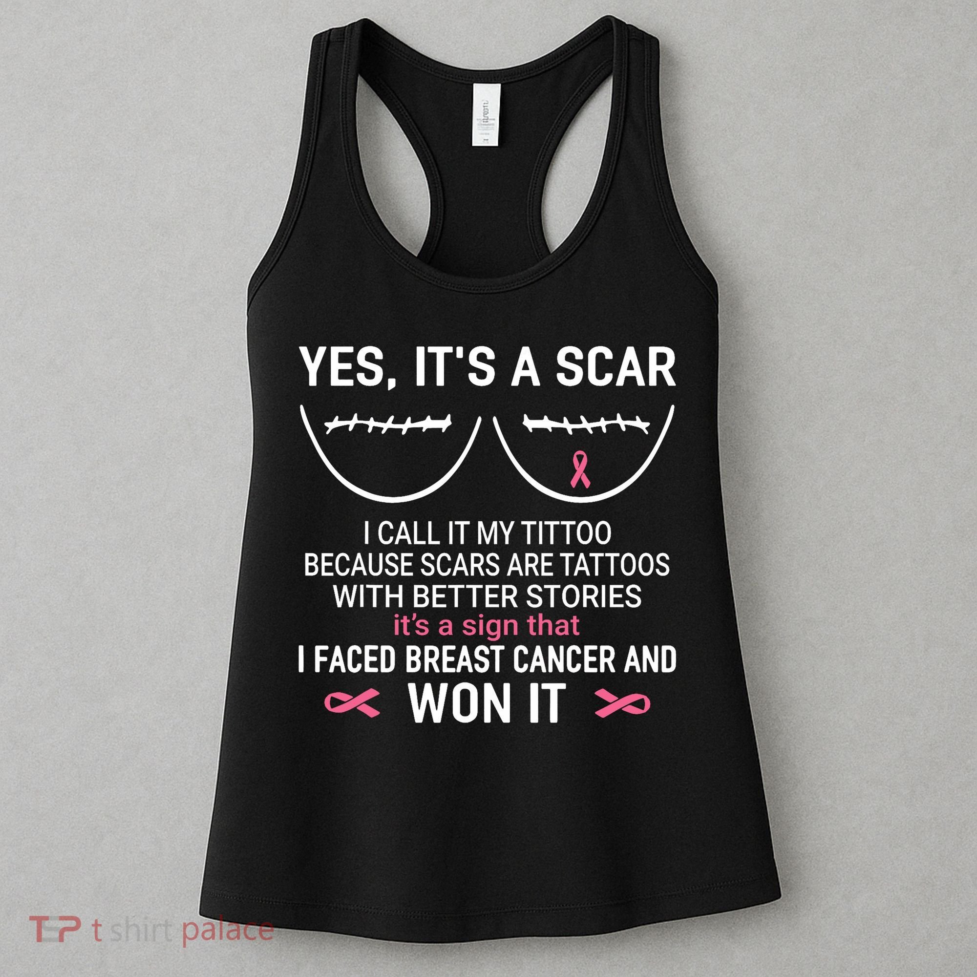 Yes ItS A Scar I Call It My Tittoo Women's Tank Top