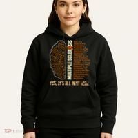 Yes It's All In My Head Multiple Sclerosis Ribbon Brain Hoodie thumb 5