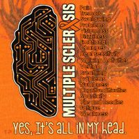 Yes It's All In My Head Multiple Sclerosis Ribbon Brain Kati Licensed 12" Camo Cuffed Beanie thumb 2