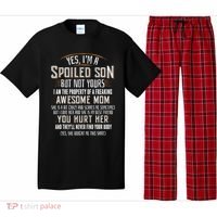 Yes I'm A Spoiled Son Of A Freaking Awesome Mom Pajama Set thumb 0
