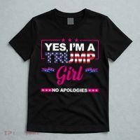 Yes Im A Trump Girl No Apologies 2024 Election T-Shirt thumb 5
